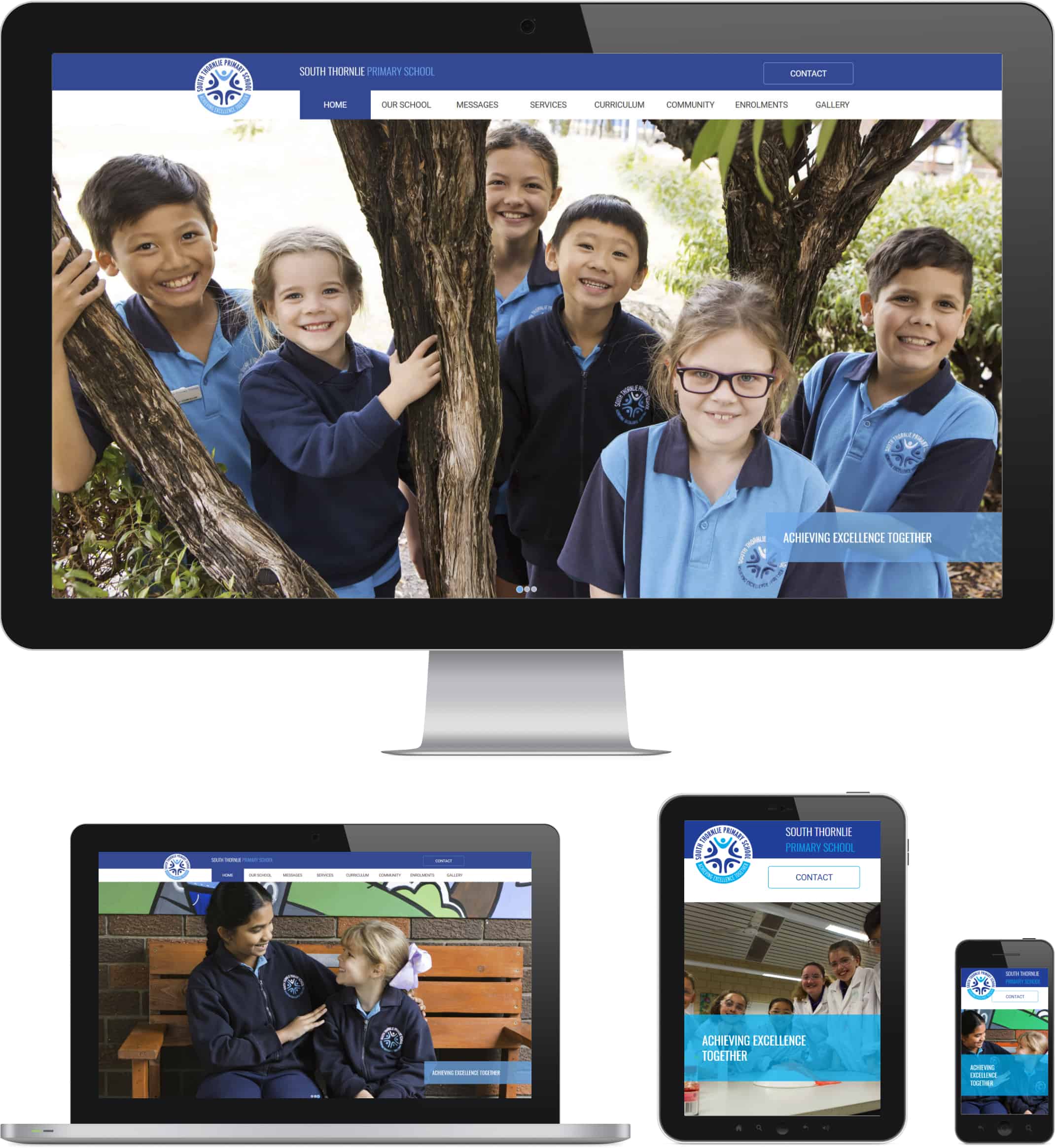Perth School website programming & development